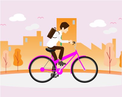 スイスイ自転車通勤